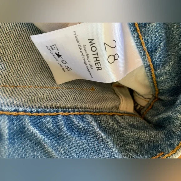 Mother SNACKS pleated front jeans - Picture 8 of 10